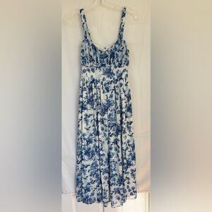 Abercrombie & Fitch Blue and White Floral Dress